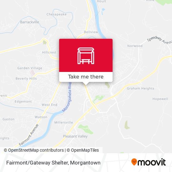 Mapa de Fairmont/Gateway Shelter