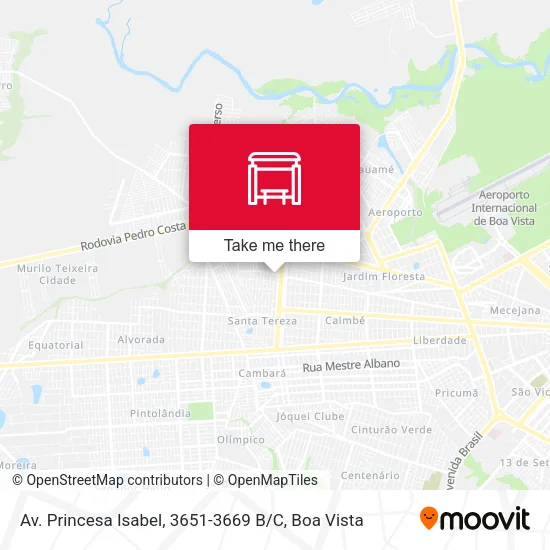 Mapa Av. Princesa Isabel, 3651-3669 B / C