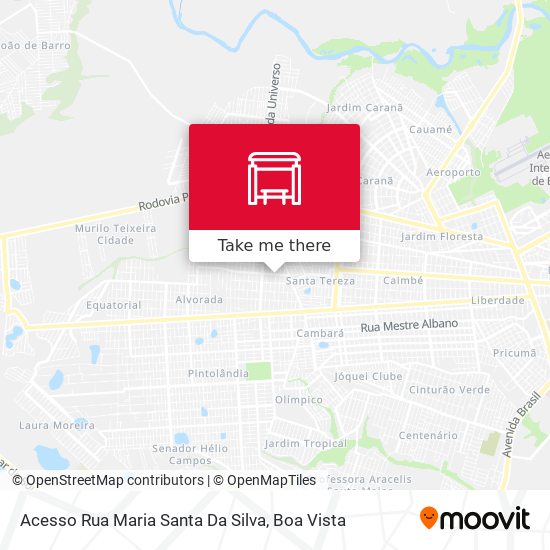 Acesso Rua Maria Santa Da Silva map