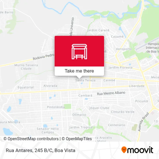 Rua Antares, 245 B/C map