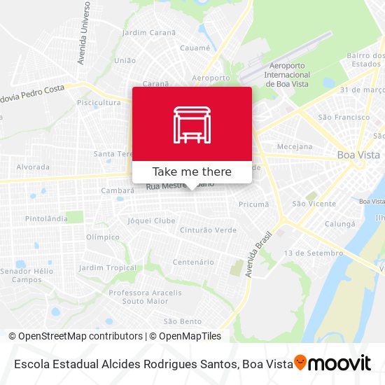 Escola Estadual Alcides Rodrigues Santos map