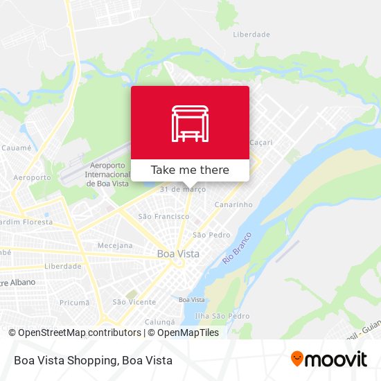 Mapa Boa Vista Shopping