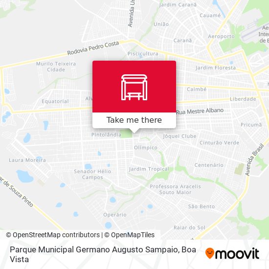 Parque Municipal Germano Augusto Sampaio map