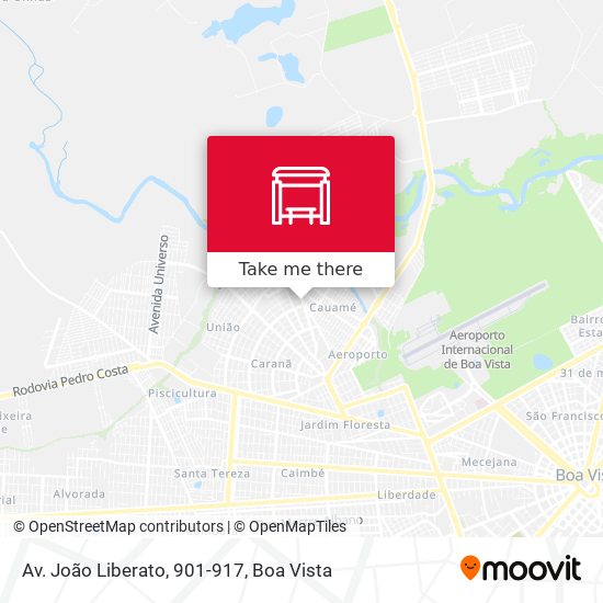 Mapa Av. João Liberato, 901-917