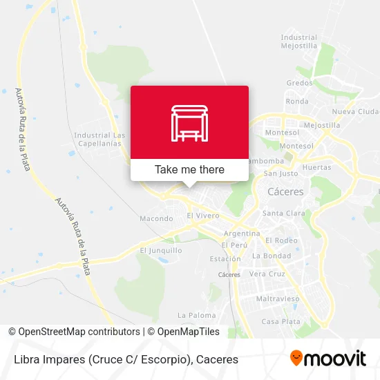 Libra Impares (Cruce C/ Escorpio) map