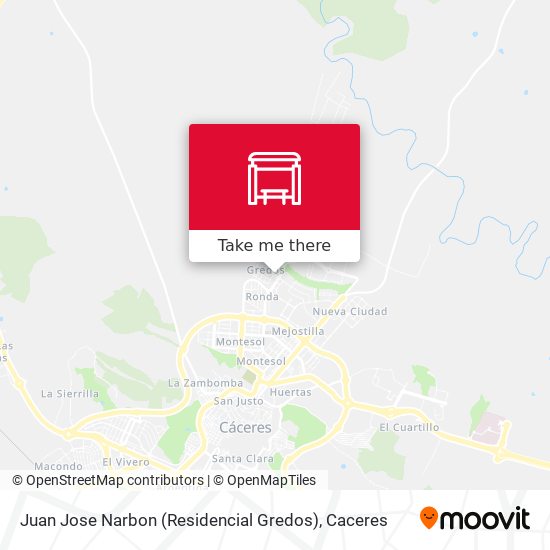 Juan Jose Narbon (Residencial Gredos) map