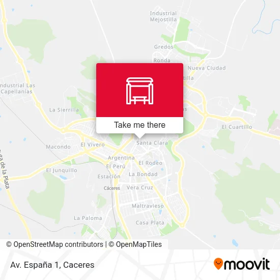 Av. España 1 map