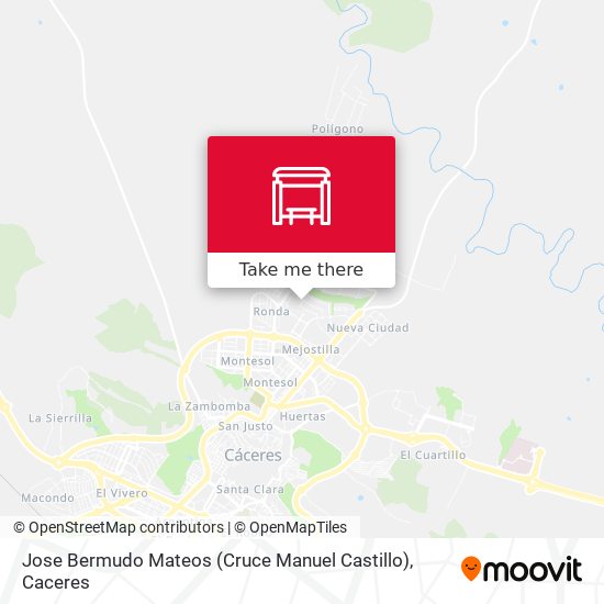 mapa Jose Bermudo Mateos (Cruce Manuel Castillo)
