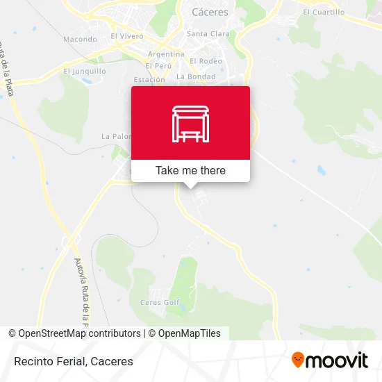 Recinto Ferial map