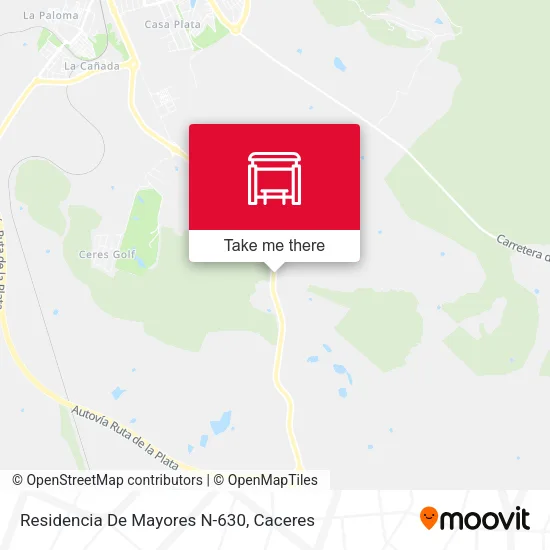 Residencia De Mayores N-630 map