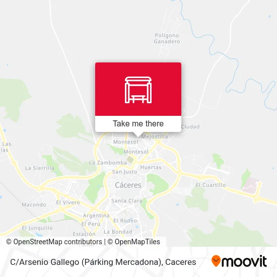 C / Arsenio Gallego (Párking Mercadona) map