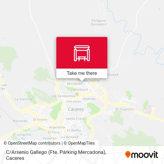 C / Arsenio Gallego (Fte. Párking Mercadona) map