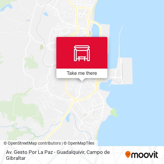mapa Av. Gesto Por La Paz - Guadalquivir