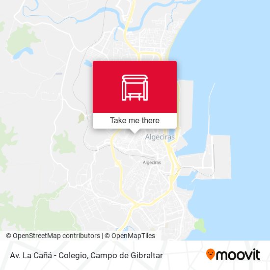 mapa Av. La Cañá - Colegio