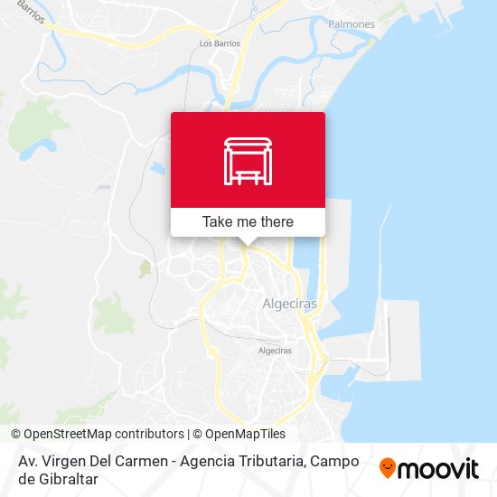 mapa Av. Virgen Del Carmen - Agencia Tributaria