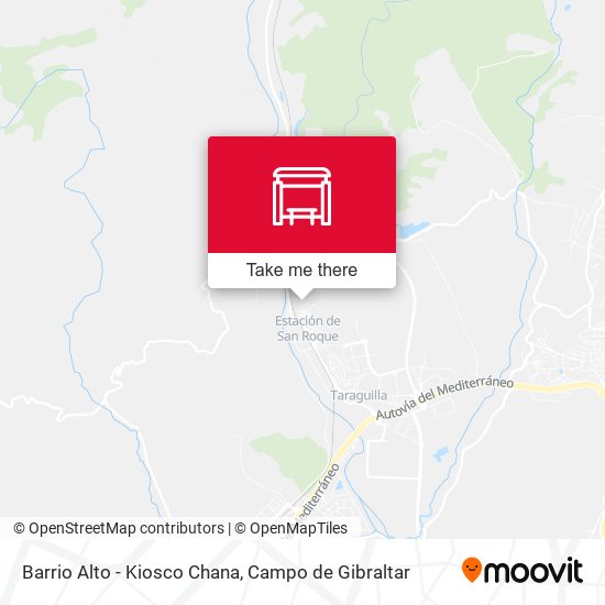 mapa Barrio Alto - Kiosco Chana