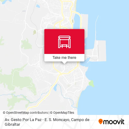 Av. Gesto Por La Paz - E. S. Moncayo map
