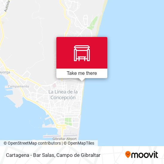 mapa Cartagena - Bar Salas