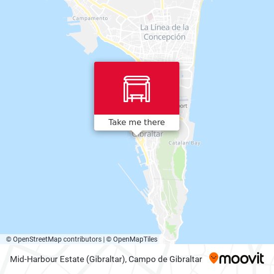 Mid-Harbour Estate (Gibraltar) map