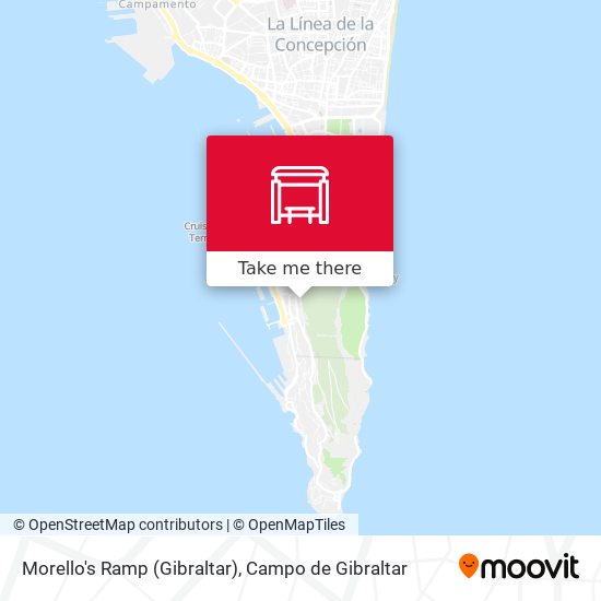 mapa Morello's Ramp (Gibraltar)