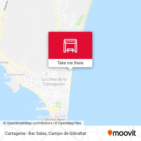 mapa Cartagena - Bar Salas