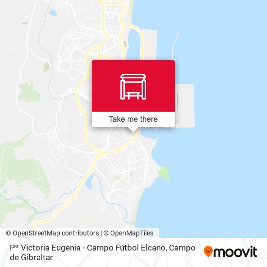 Pº Victoria Eugenia - Campo Fútbol Elcano map