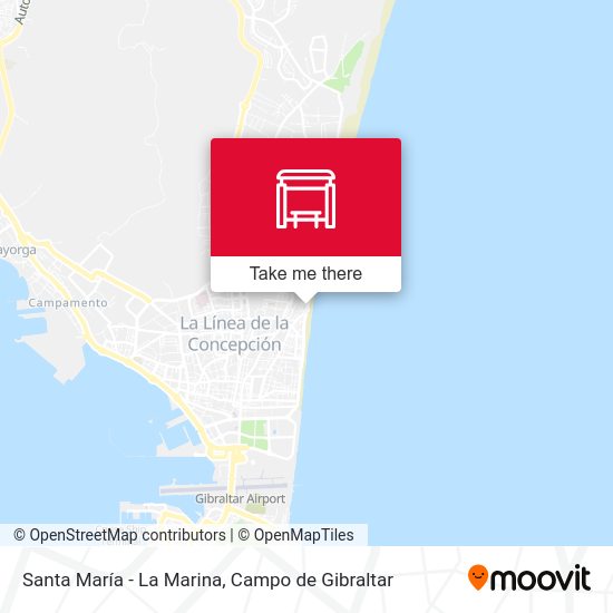 mapa Sta. María - La Marina