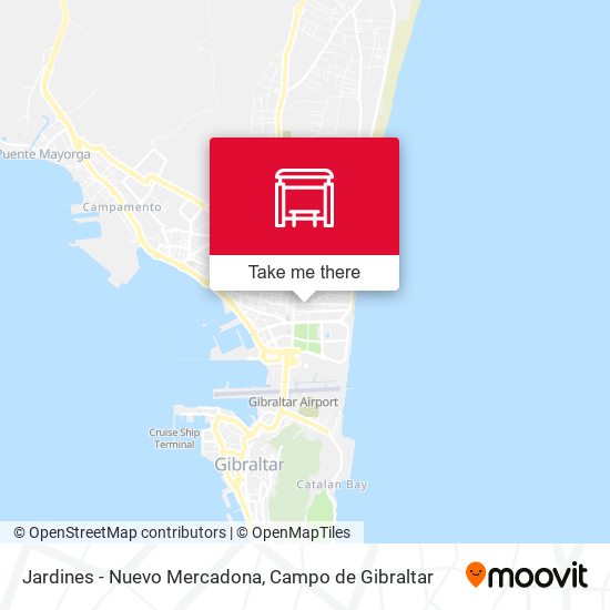 mapa Jardines - Mercado Mayorista