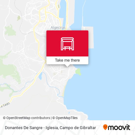 Donantes De Sangre - Iglesia map