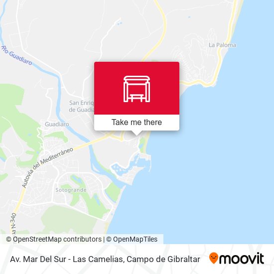 mapa Av. Mar Del Sur - Las Camelias