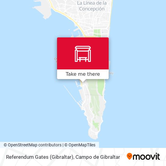 mapa Referendum Gates (Gibraltar)