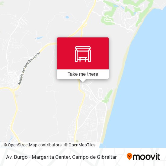 Av. Burgo - Margarita Center map