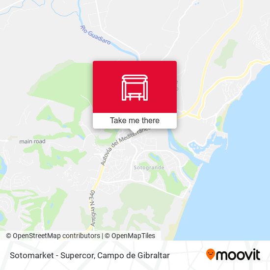 Sotomarket - Supercor map