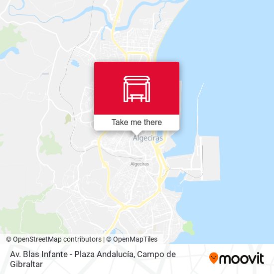 mapa Av. Blas Infante - Pza. Andalucía