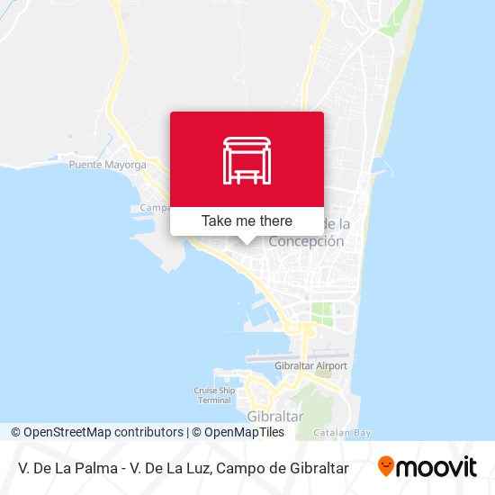 V. De La Palma - V. De La Luz map