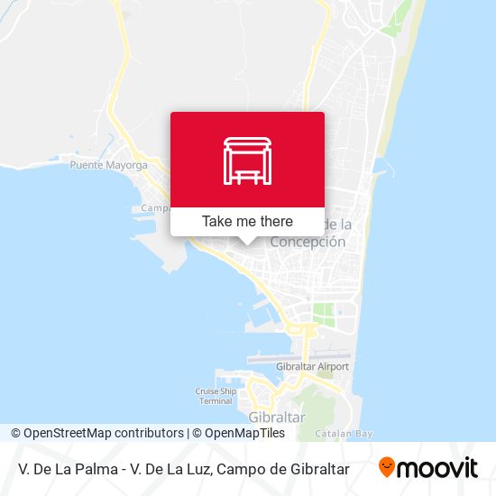 V. De La Palma - V. De La Luz map