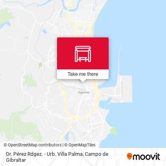 mapa Dr. Pérez Rdgez. - Urb. Villa Palma