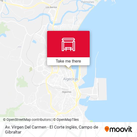 Av. Virgen Del Carmen - El Corte Inglés map