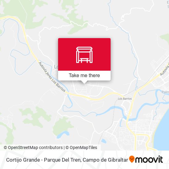 Cortijo Grande - Parque Del Tren map