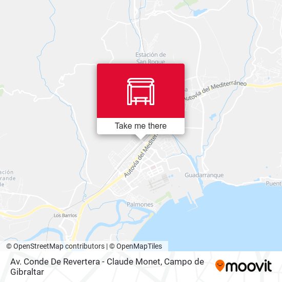 mapa Av. Conde De Revertera - Claude Monet