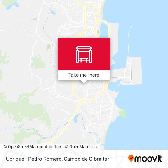 Ubrique - Pedro Romero map