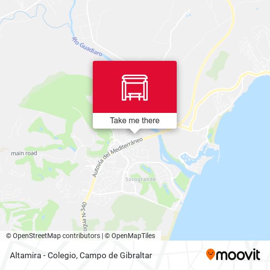 mapa Altamira - Colegio