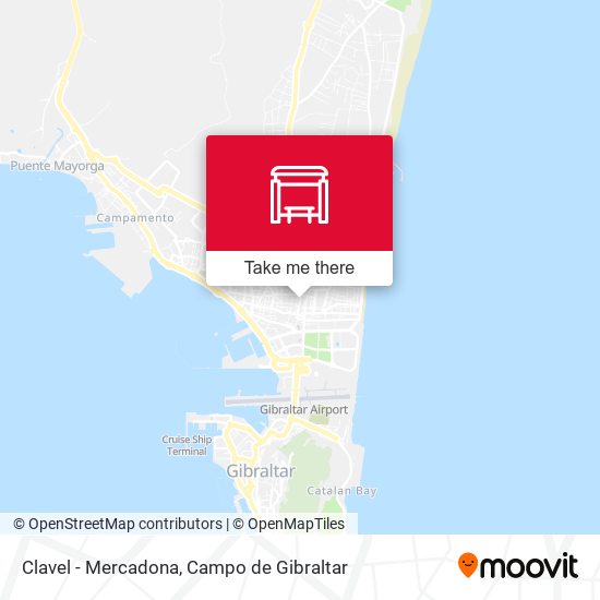 mapa Clavel - Mercadona