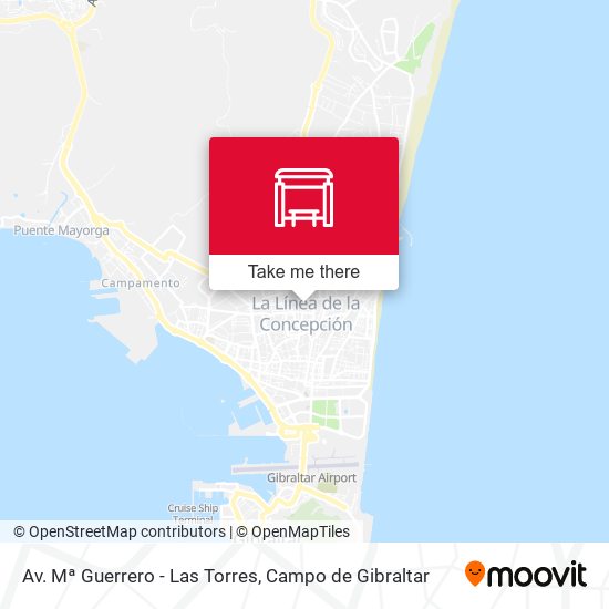 Av. Mª Guerrero - Las Torres map