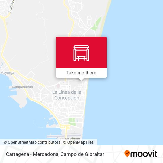 mapa Cartagena - Mercadona