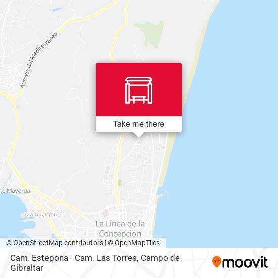 Cam. Estepona - Cam. Las Torres map