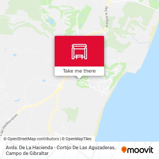 Avda. De La Hacienda - Cortijo De Las Aguzaderas map