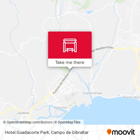 Hotel Guadacorte Park map