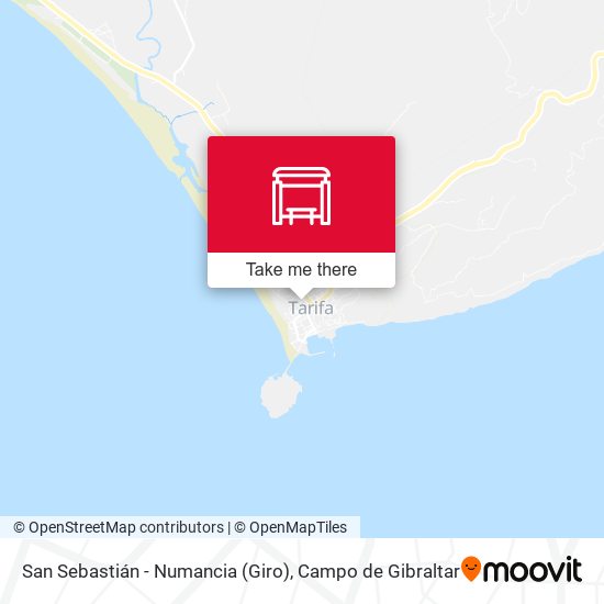 mapa San Sebastián - Numancia (Giro)