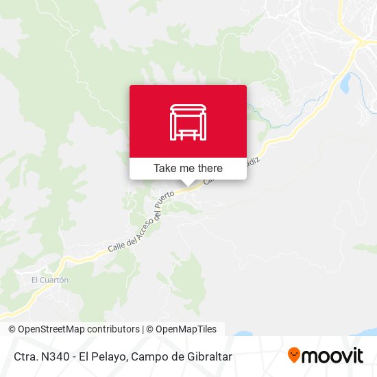 Ctra. N340 - El Pelayo map